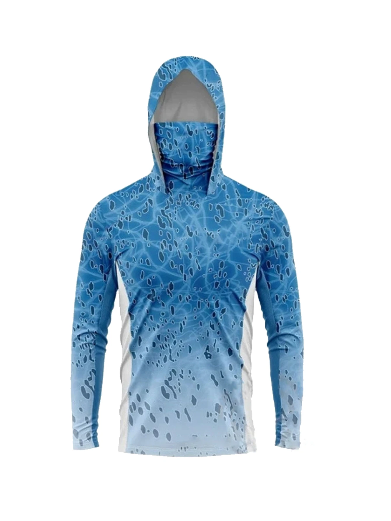 Fishing Shirt Uv Protection - Erkek Uzun Kollu Balıkçı Kapüşonlu Üstü